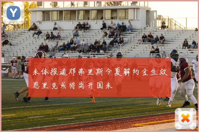 米体报道邓弗里斯今夏解约金生效恩里克或将离开国米